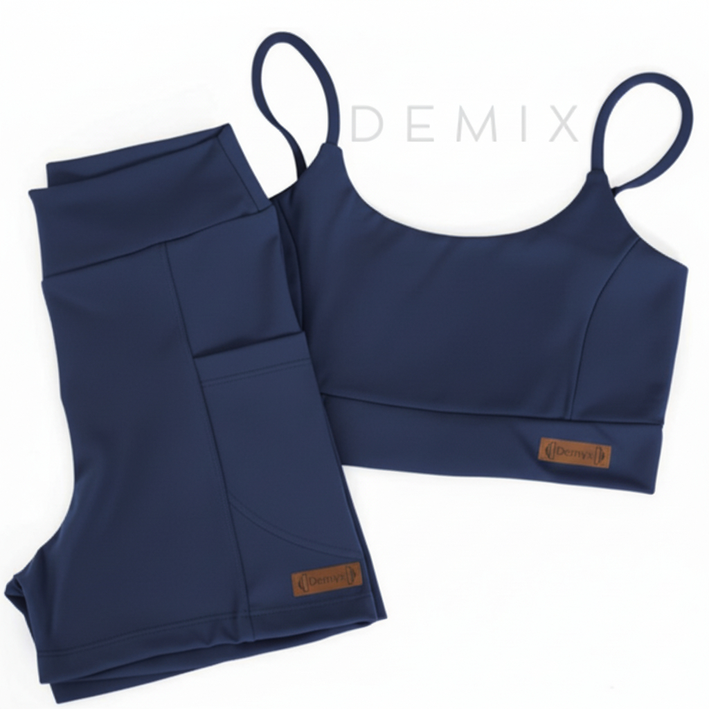 Conjunto Fitness Feminino de Poliamida