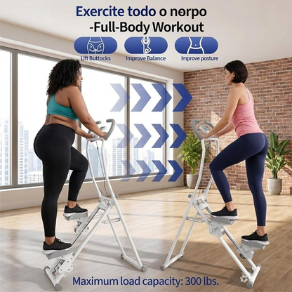 Simulador De escada e Caminhada para casa Dobrável suportar 150KG Escalador Treino Em Casa
