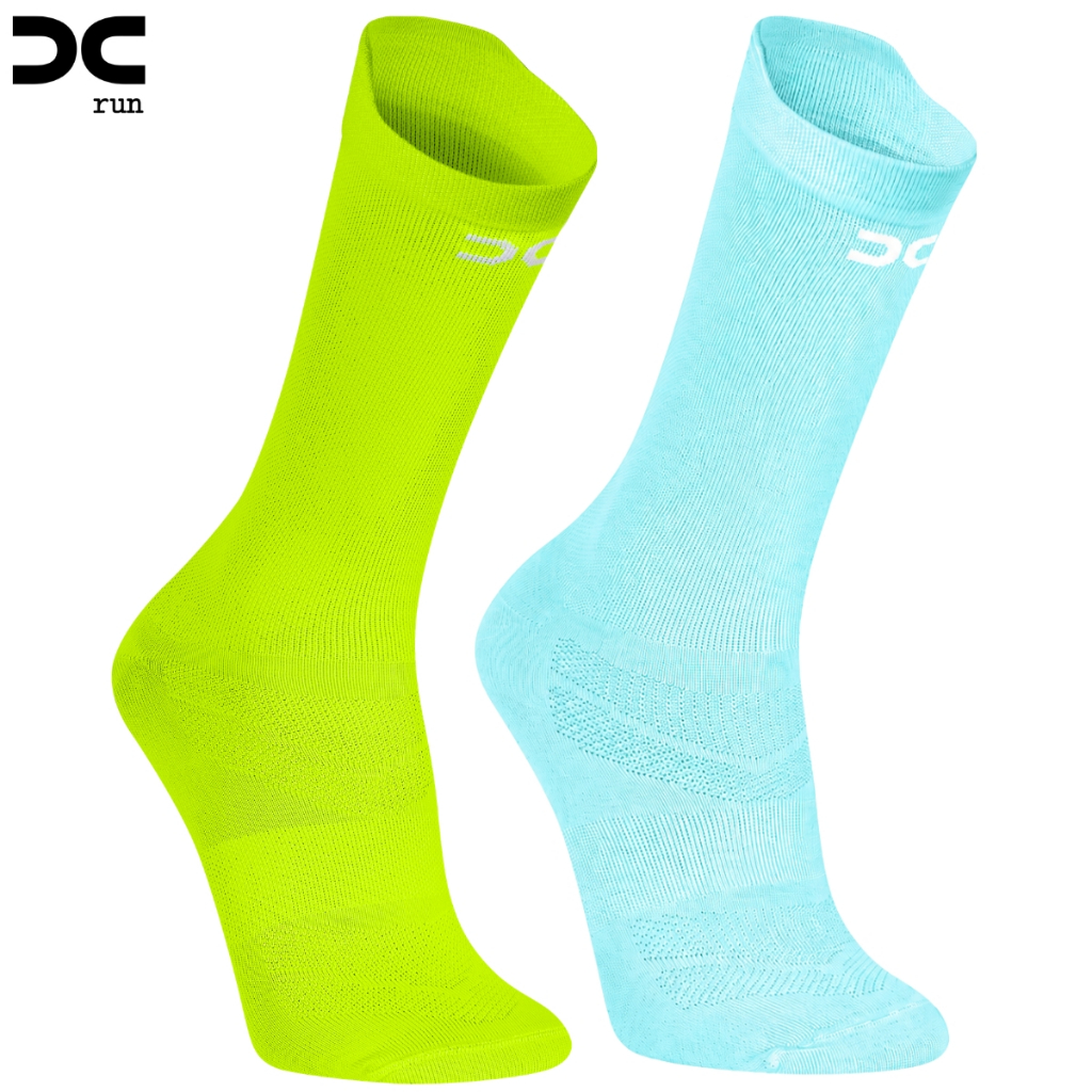 Kit 2 pares de Meia Esportiva de Poliamida para Corrida e Treino