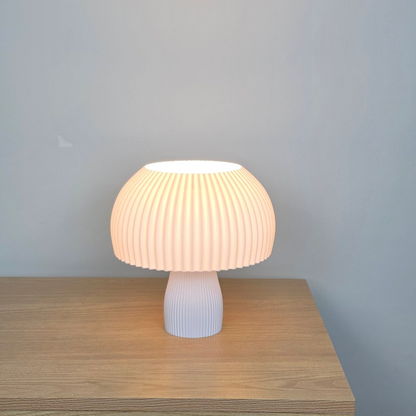 Abajur Luminária de Mesa Cogumelo Cabeceira Mush Design Moderno Minimalista Quarto Sala Escritório