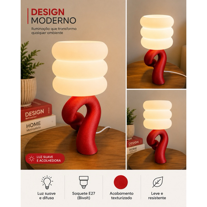 Luminária de Mesa Design Moderno