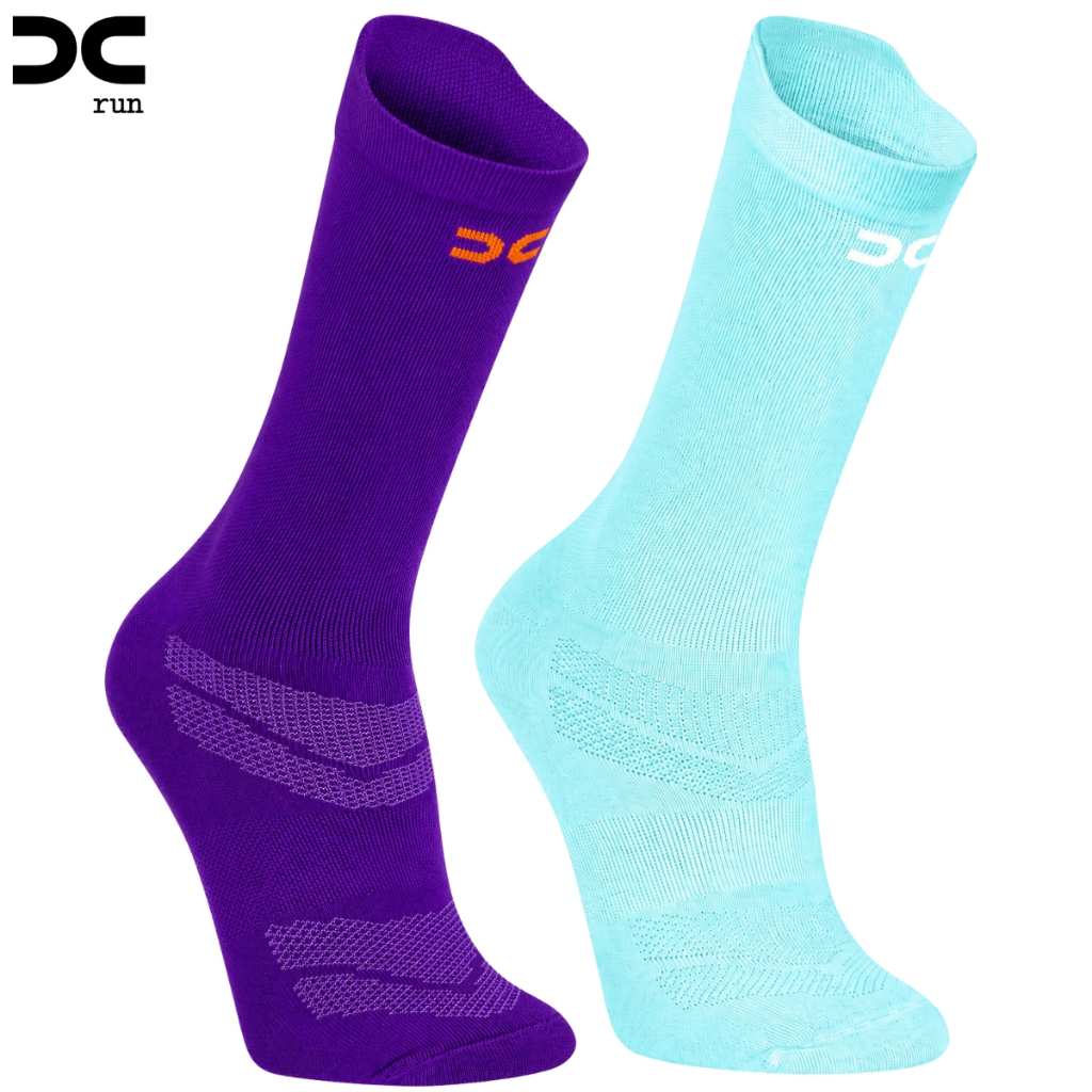 Kit 2 pares de Meia Esportiva de Poliamida para Corrida e Treino