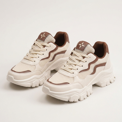 Tênis Feminino Chunky Tratorado Minimalista Solado Alto Dia a Dia-Promoção Envio Relâmpago