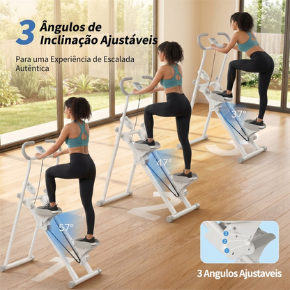 Simulador De escada e Caminhada para casa Dobrável suportar 150KG Escalador Treino Em Casa