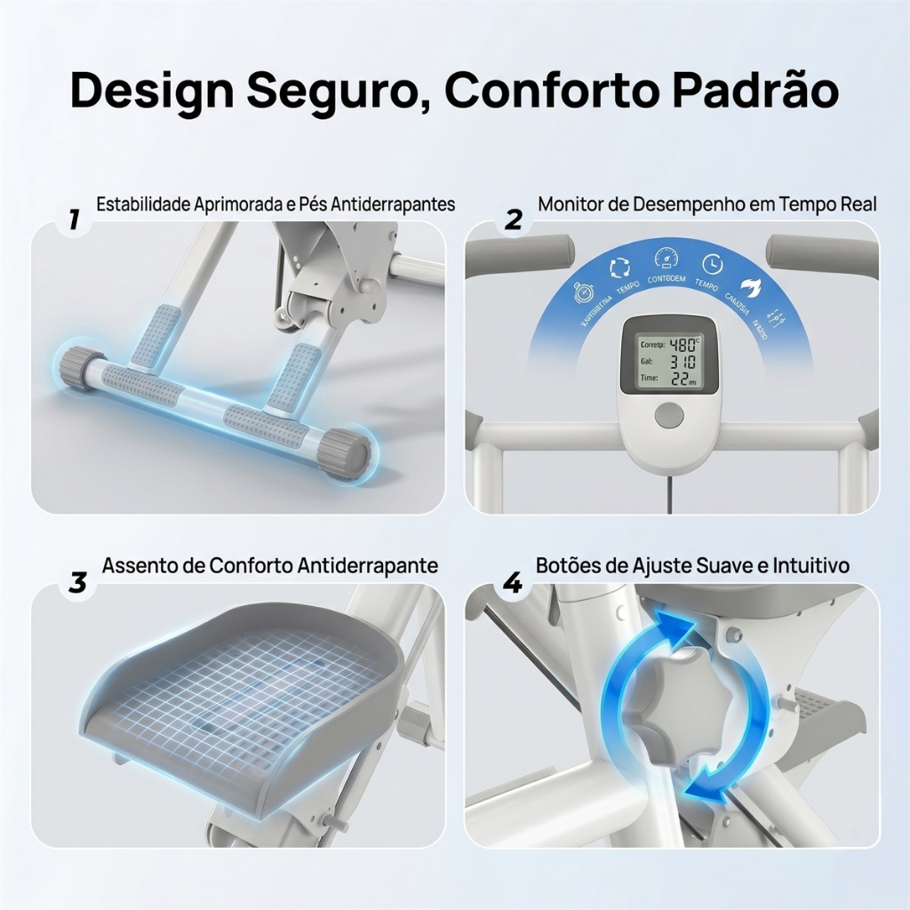 Simulador De escada e Caminhada para casa Dobrável suportar 150KG Escalador Treino Em Casa