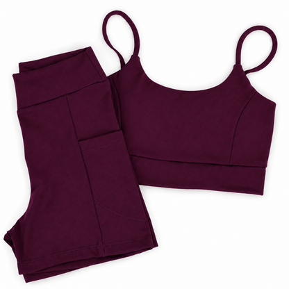 Conjunto Fitness Feminino de Poliamida