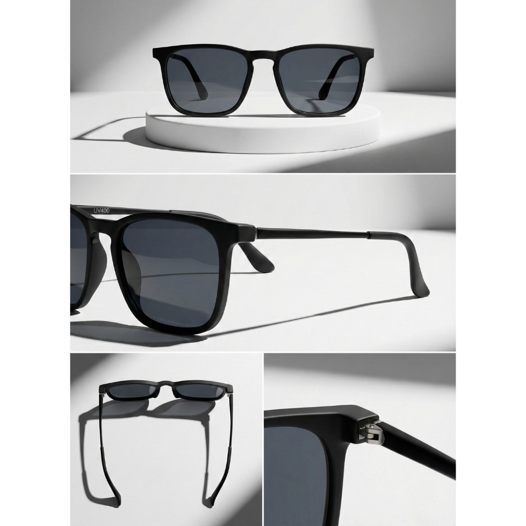 Óculos de Sol Madrid Quadrado Premium Clássico Vintage Retrô Oldstyle uv400 Feminino Masculino