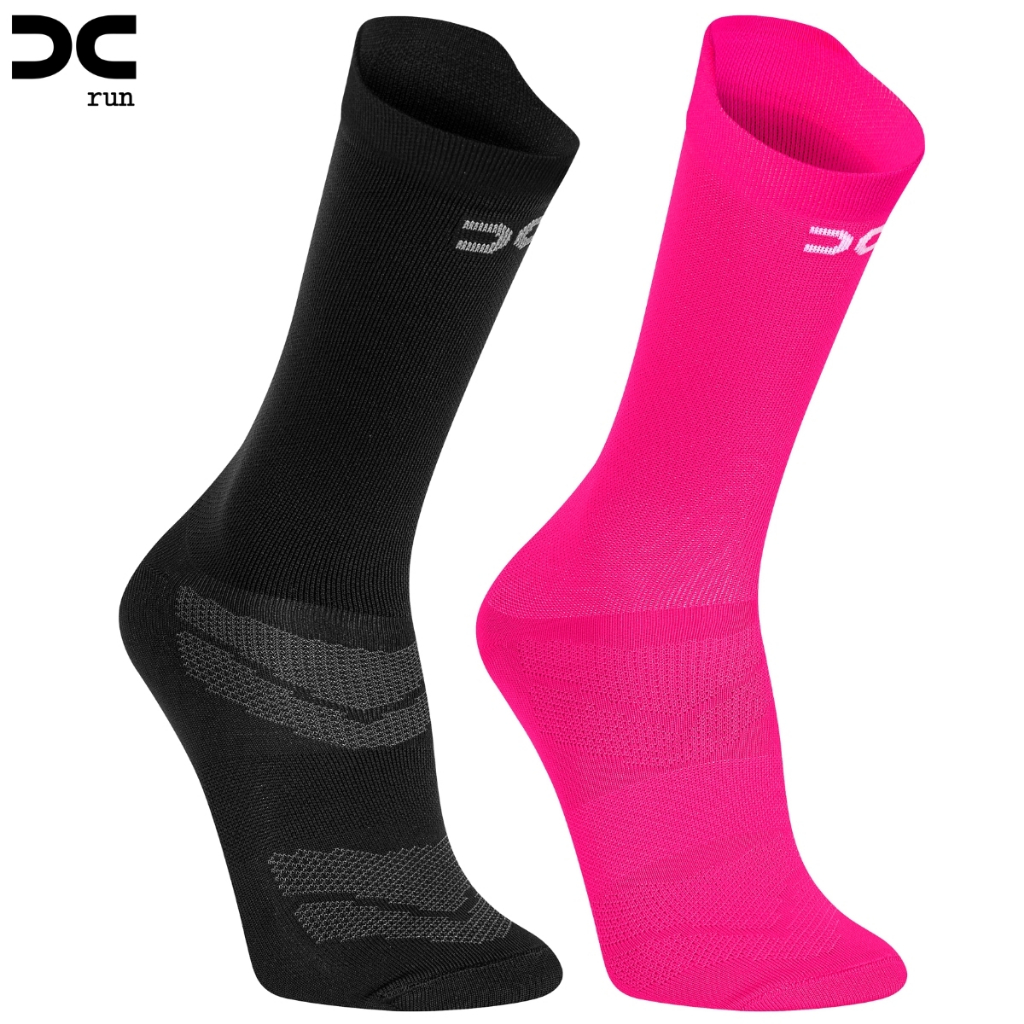 Kit 2 pares de Meia Esportiva de Poliamida para Corrida e Treino