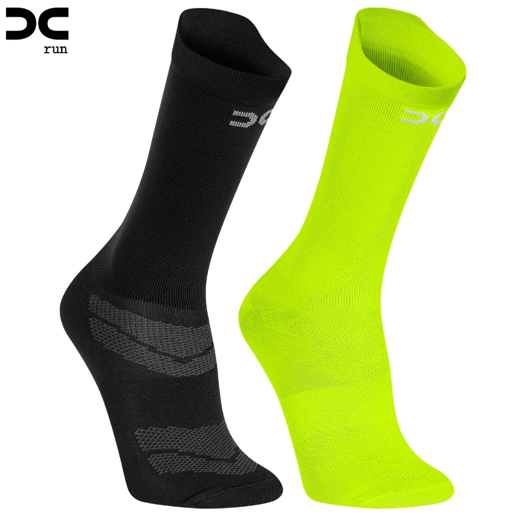 Kit 2 pares de Meia Esportiva de Poliamida para Corrida e Treino