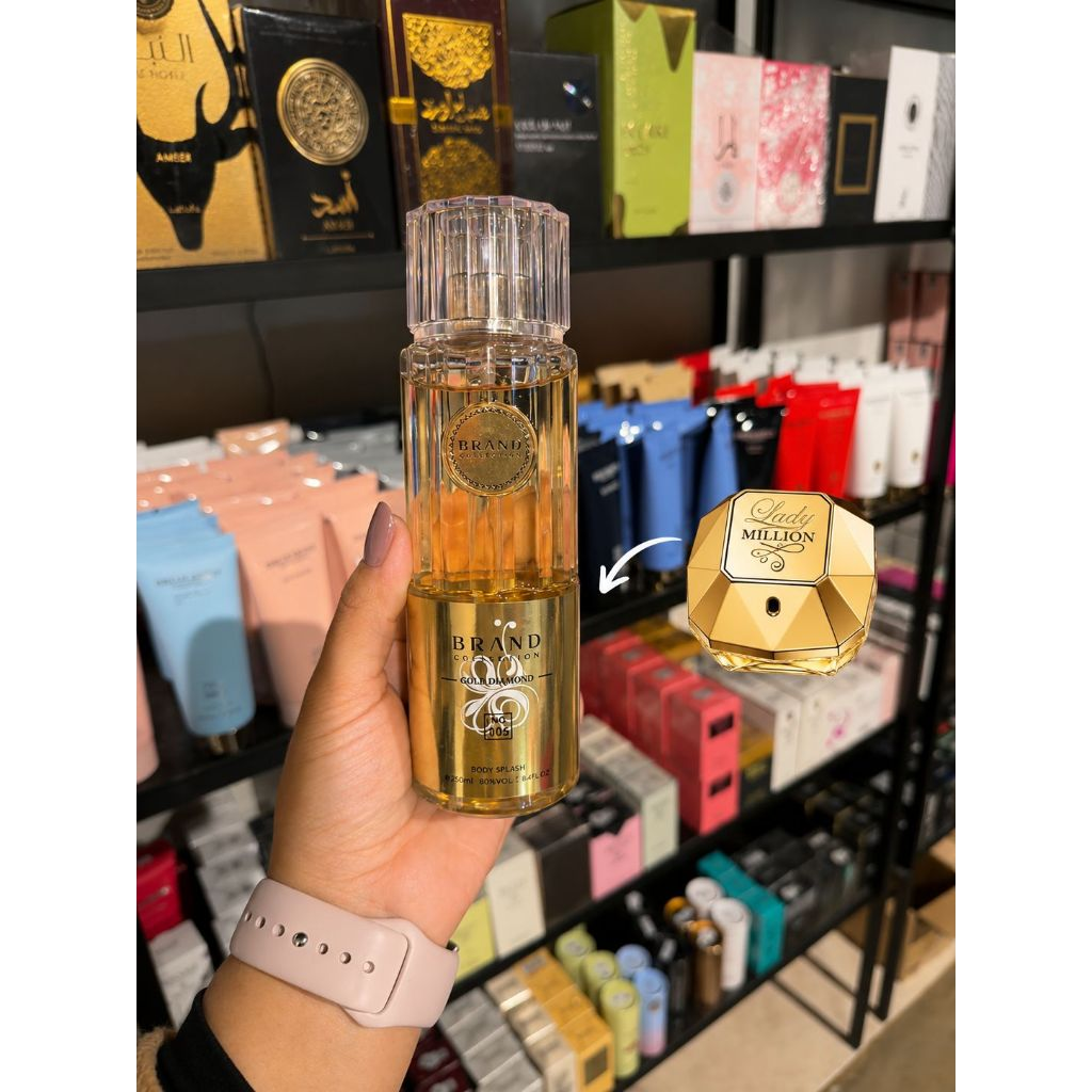 Brand Collection Body Splash 250 Ml Feminino e Mascilino