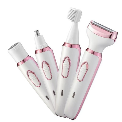 Aparador de Pelos Multifuncional 4 em 1 Recarregável USB