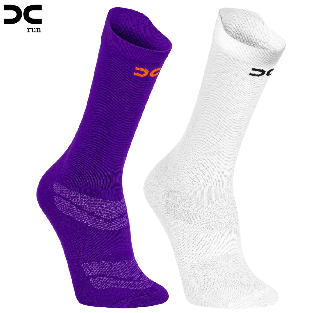 Kit 2 pares de Meia Esportiva de Poliamida para Corrida e Treino