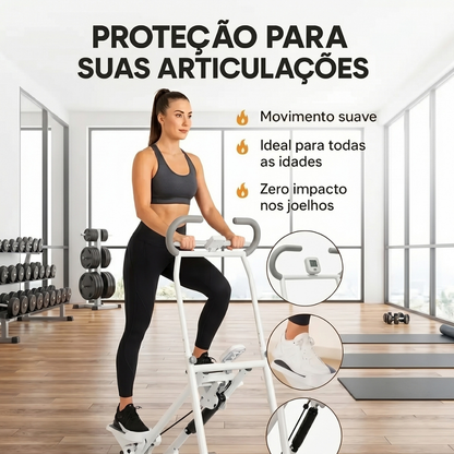 Simulador De escada e Caminhada para casa Dobrável suportar 150KG Escalador Treino Em Casa