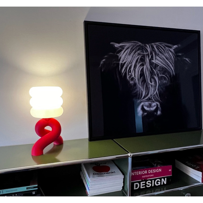 Luminária de Mesa Design Moderno Escandinavo Decorativa LED Quarto Sala Escritório