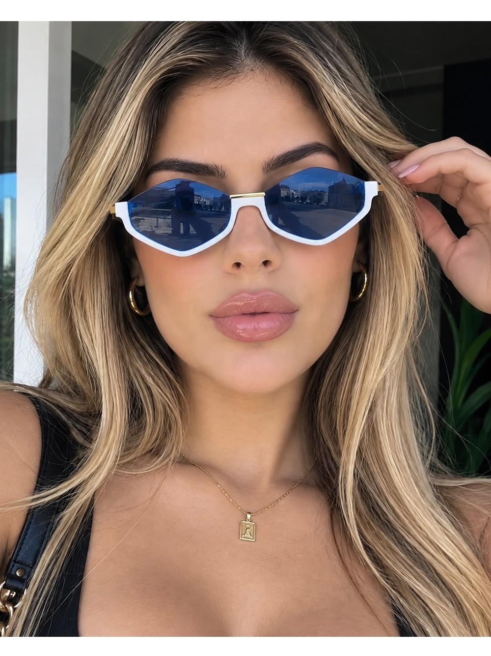 Óculos de Sol Feminino Gatinho Premium – Lente Degradê, Várias Cores