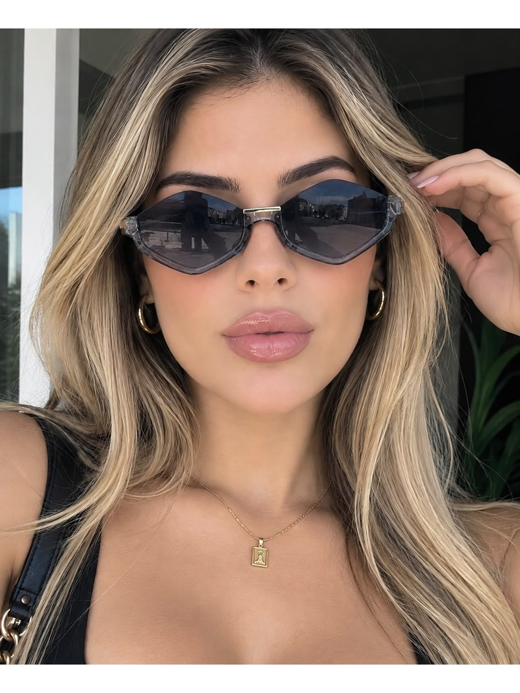 Óculos de Sol Feminino Gatinho Premium – Lente Degradê, Várias Cores