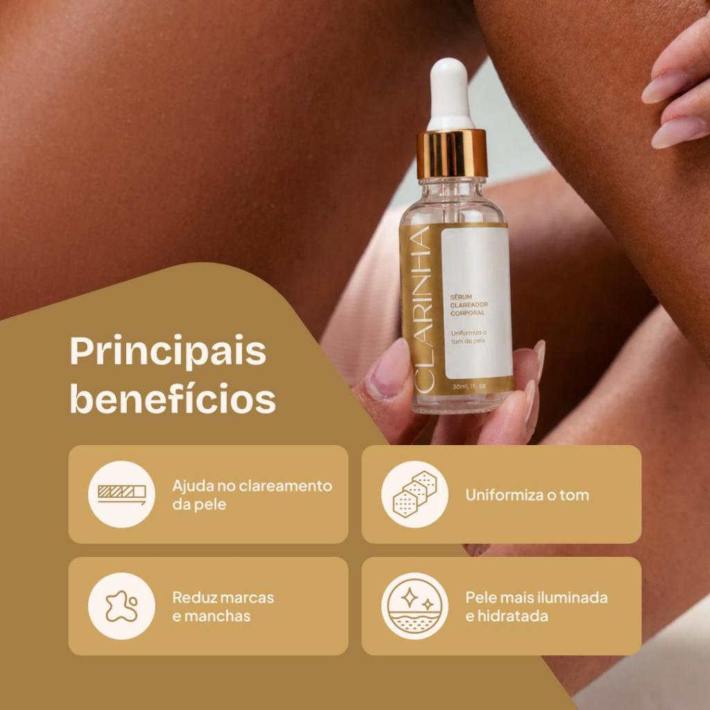 Popozuda Clarinha + Lisinha | Séruns Corporais para Rotina Pós-Depilação e Uniformização da Pele