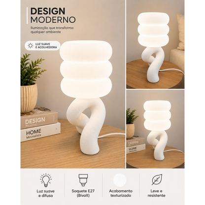 Luminária de Mesa Design Moderno