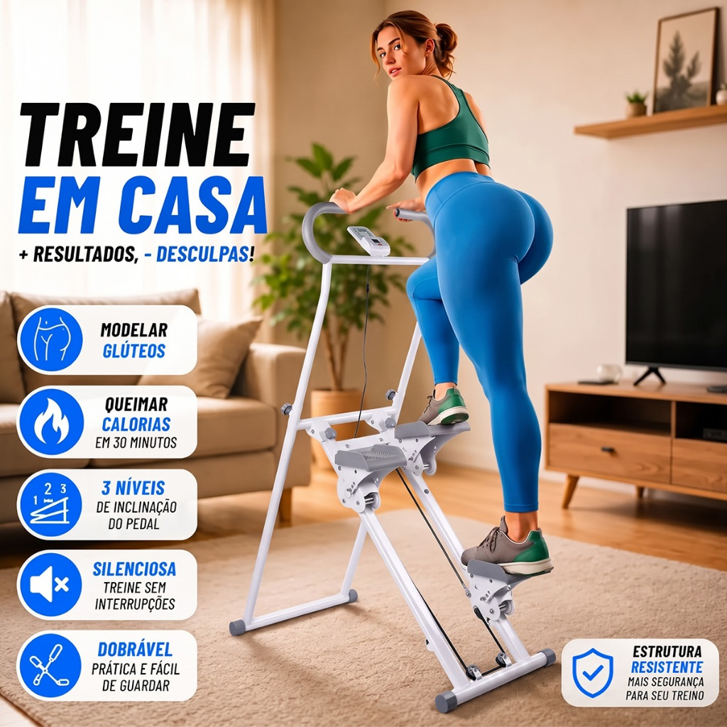 Simulador De escada e Caminhada para casa Dobrável suportar 150KG Escalador Treino Em Casa