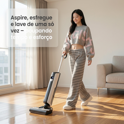Aspirador e Lavador Inteligente 3 em 1 Autolimpante