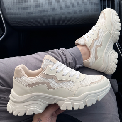 Tênis Feminino Chunky Tratorado Minimalista Solado Alto Dia a Dia-Promoção Envio Relâmpago