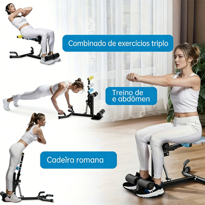 Máquina de Agachamento Profundo Ajustável | Exercícios de Núcleo e Pernas e glúteos