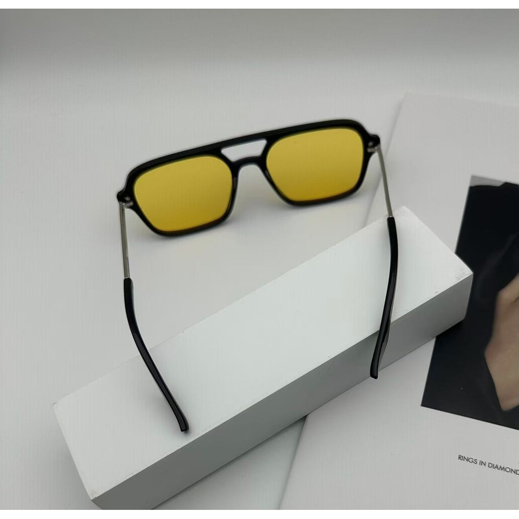 Óculos de sol haste metal elegantes retroe feminino masculino 333