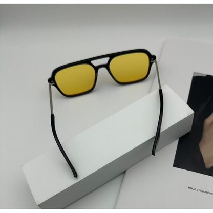 Óculos de sol haste metal elegantes retroe feminino masculino 333