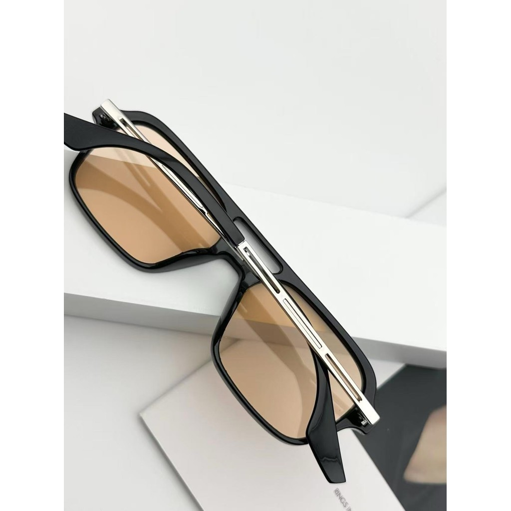 Óculos de sol haste metal elegantes retroe feminino masculino 333