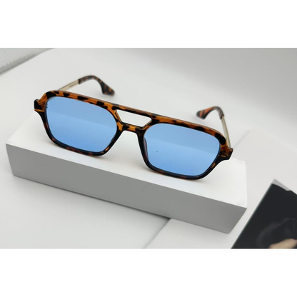 Óculos de sol haste metal elegantes retroe feminino masculino 333