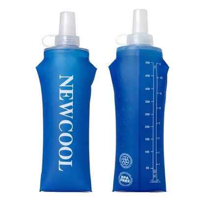 Garrafa Dobrável Soft Flask 500ml para Corrida e Ciclismo