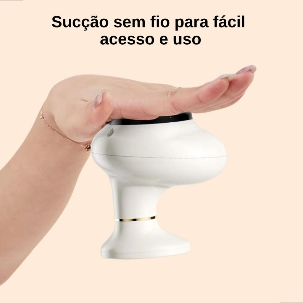 Massageador Corporal Elétrico Sucção Ventosa a Vácuo Ventosaterapia