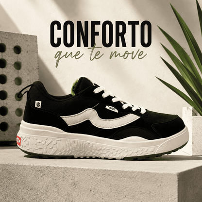 Tênis AKION Streetwear Unissex Elegante Confortável Estilo Moderno 34 ao 43 Uso Diário e Lazer