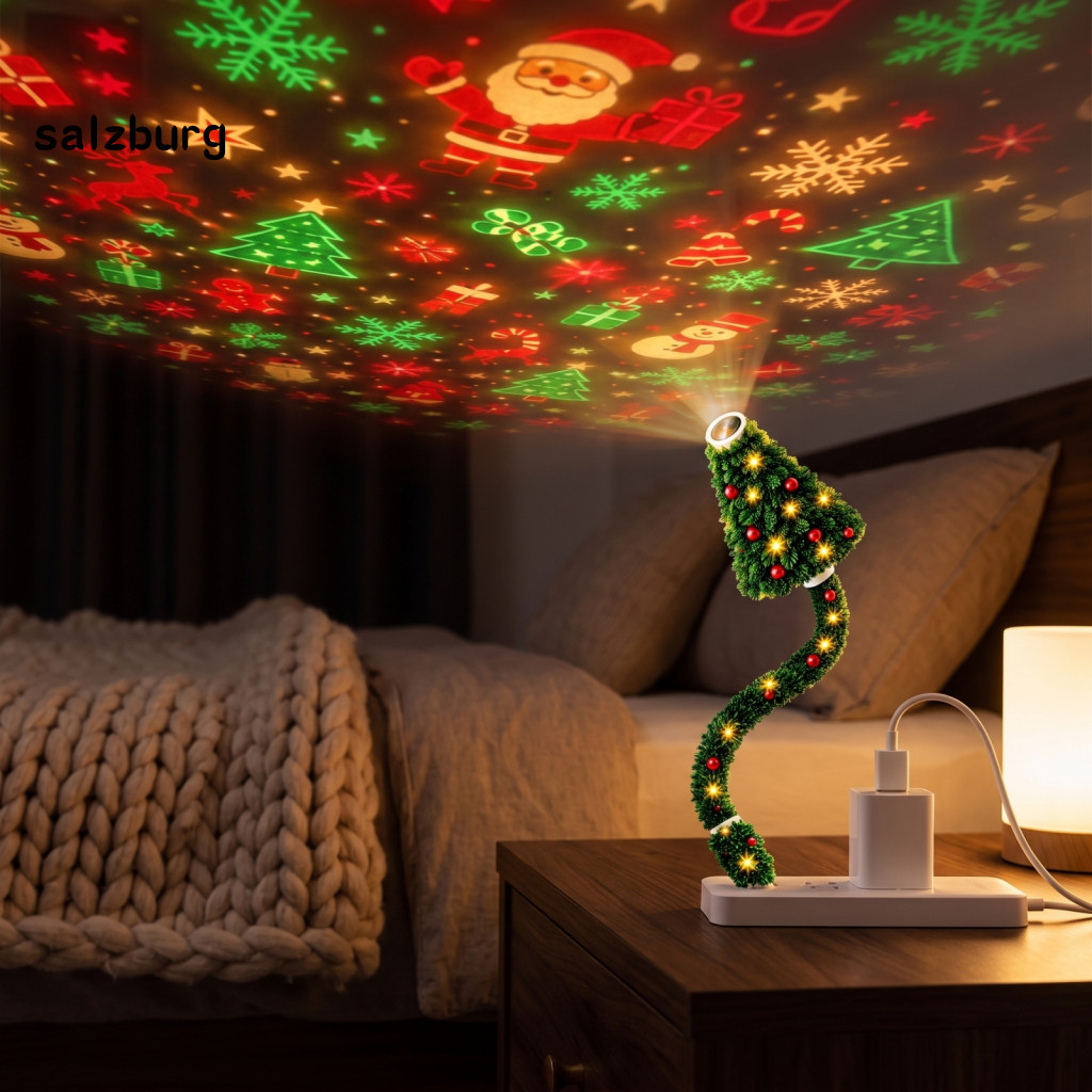 Iluminação De Sala Festiva , Projetor De Decoração De Festas De Fim De Ano , Luz De Natal LED HD Com Design