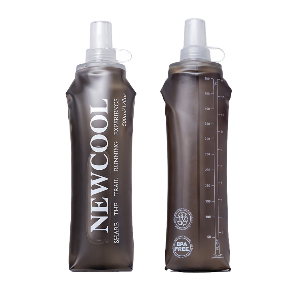 Soft Flask 250ml ou 500ml Garrafa Dobrável para Corrida Academia Bike Trekking