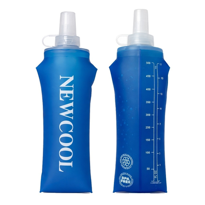 Soft Flask 250ml ou 500ml Garrafa Dobrável para Corrida Academia Bike Trekking